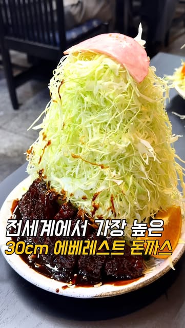 먹통령 하구리야 돈카츠와 양배추 원본 썸네일